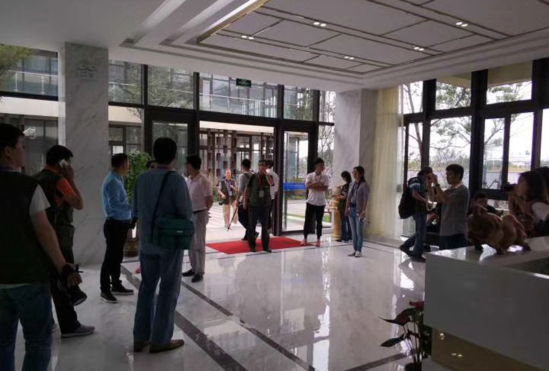 长三角地区主流媒体参观海洋之神HY590